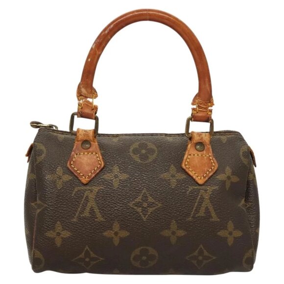LOUIS VUITTON Monogram Mini Speedy Hand Bag - Picture 3 of 16